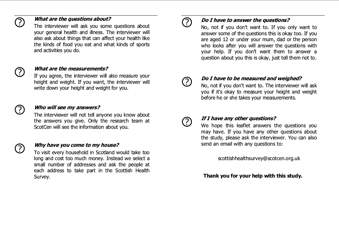 Stage 1 Leaflets - Interviewer
