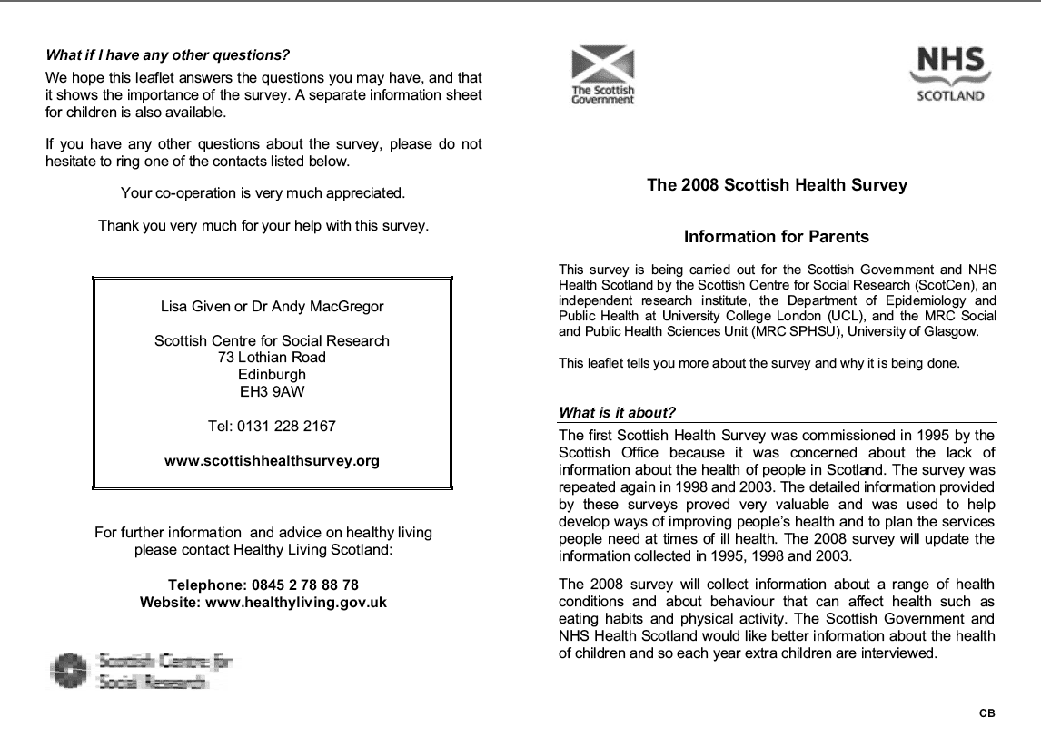 Stage 1 Leaflets - Interviewer