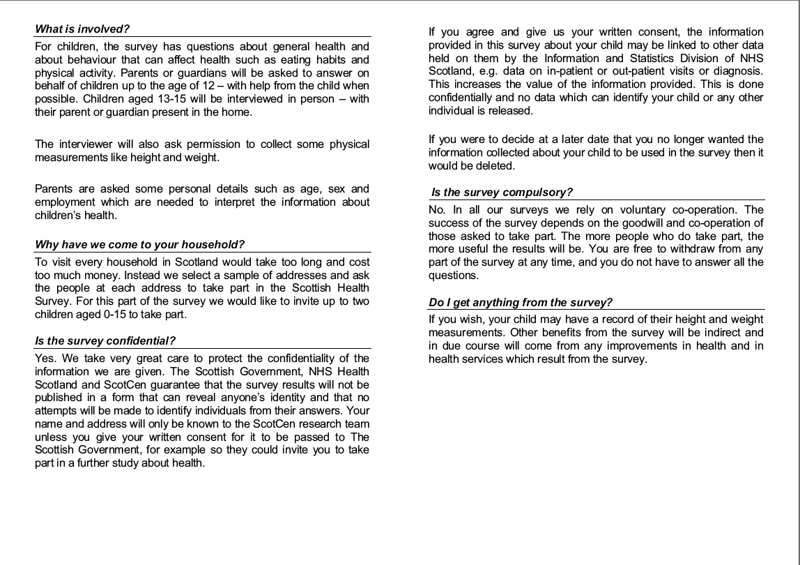 Stage 1 Leaflets - Interviewer