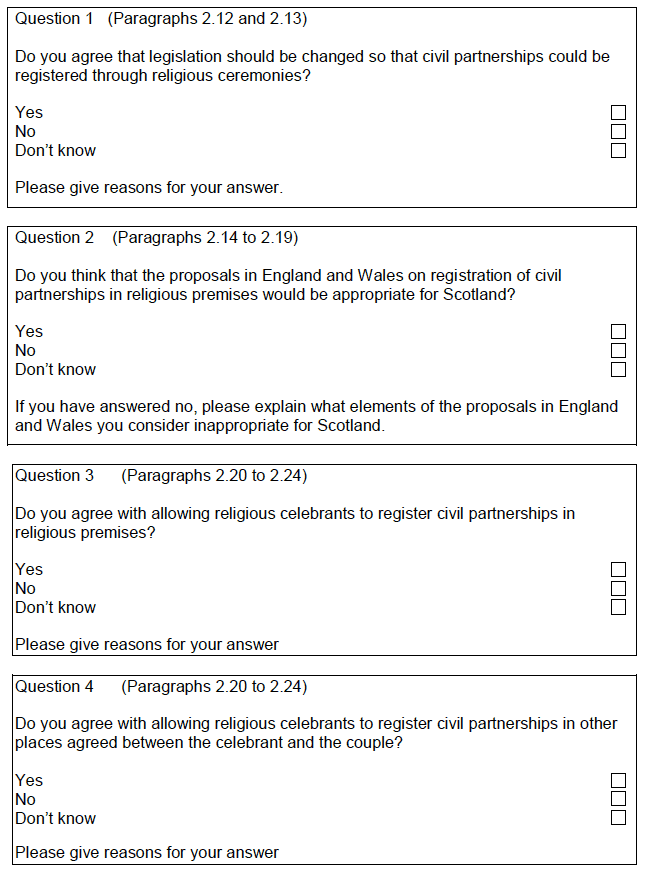 Questions 1 to 4 Questions 1 to 4