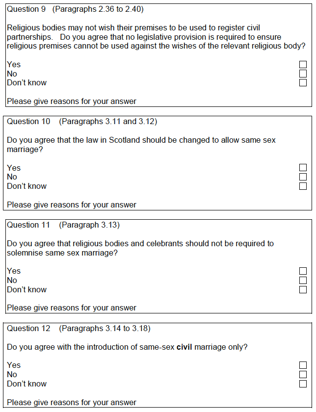 Questions 9 to 12 Questions 9 to 12