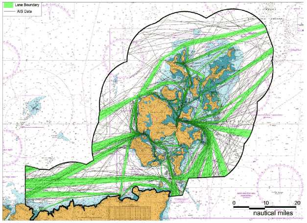 Figure 10.8 PFOW Recreational Routes and Lane Boundaries Figure 10.8 PFOW Recreational Routes and Lane Boundaries