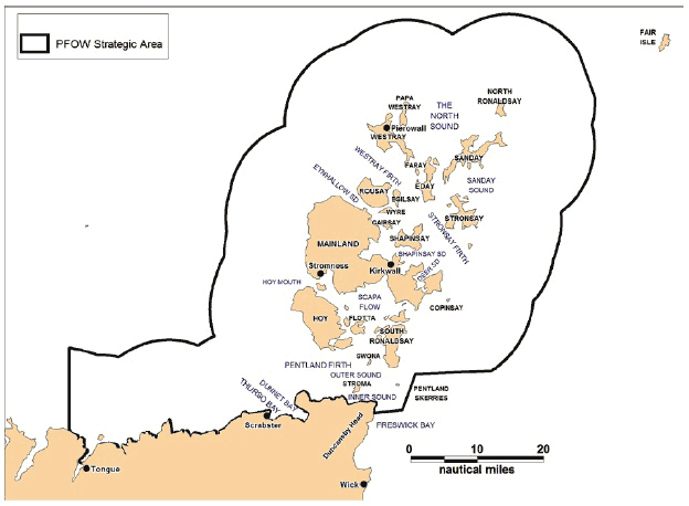 Figure 2.1 Overview of Pentland Firth and Orkney Waters Strategic Area Figure 2.1 Overview of Pentland Firth and Orkney Waters Strategic Area