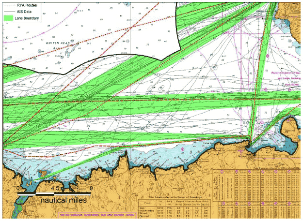 Figure 8.17 Northwest Scotland Recreational Routes and Lane Boundaries Figure 8.17 Northwest Scotland Recreational Routes and Lane Boundaries