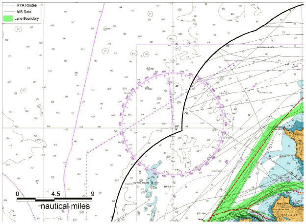 Figure 8.21 Northwest Orkney Recreational Routes and Lane Boundaries Figure 8.21 Northwest Orkney Recreational Routes and Lane Boundaries