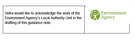 Annex H - DEFRA / SEPA Process Guidance Note 5/2(12)
