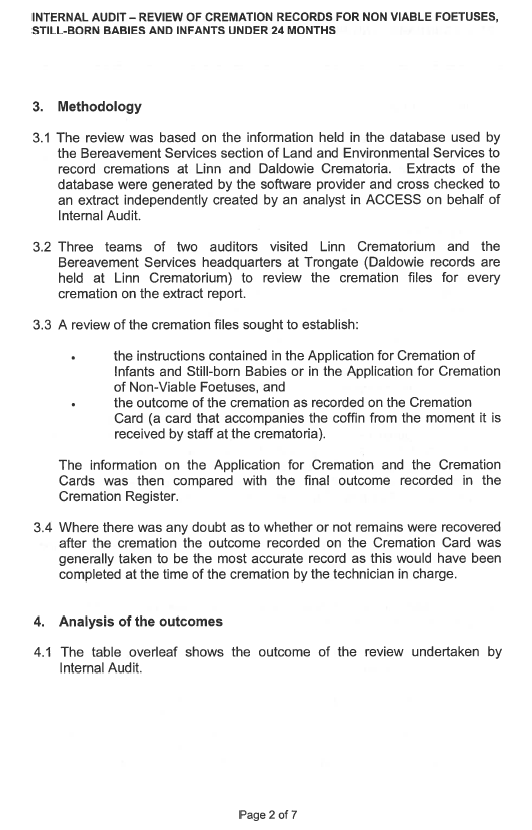 Annex I - Glasgow Audit Report 