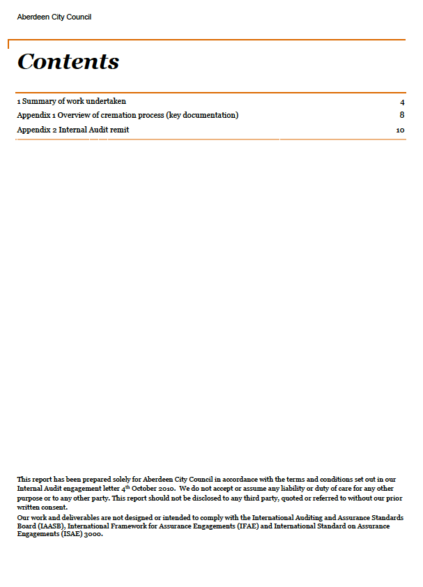 Annex J - Aberdeen Audit Report 