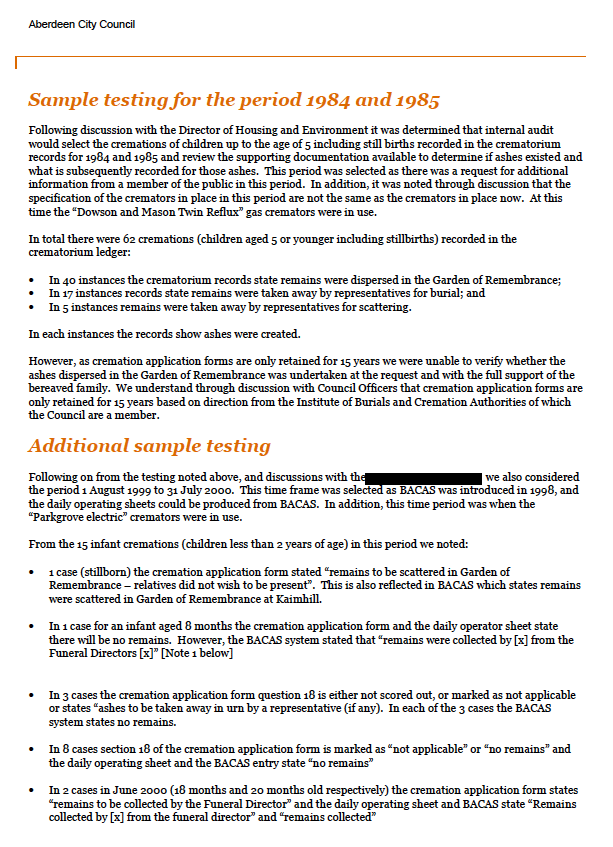 Annex J - Aberdeen Audit Report 