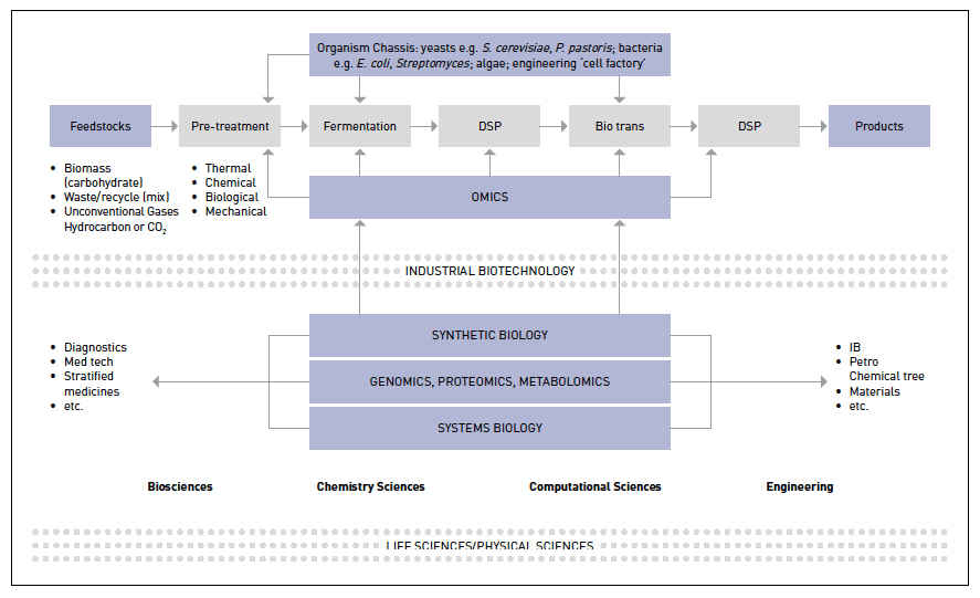 Figure 8 | An illustration of IBioIC converage of the entire integrated bioprocessing span (from the IBioIC Non-Confidential Executive Summaryc). Figure 8 | An illustration of IBioIC converage of the entire integrated bioprocessing span (from the IBioIC Non-Confidential Executive Summaryc).