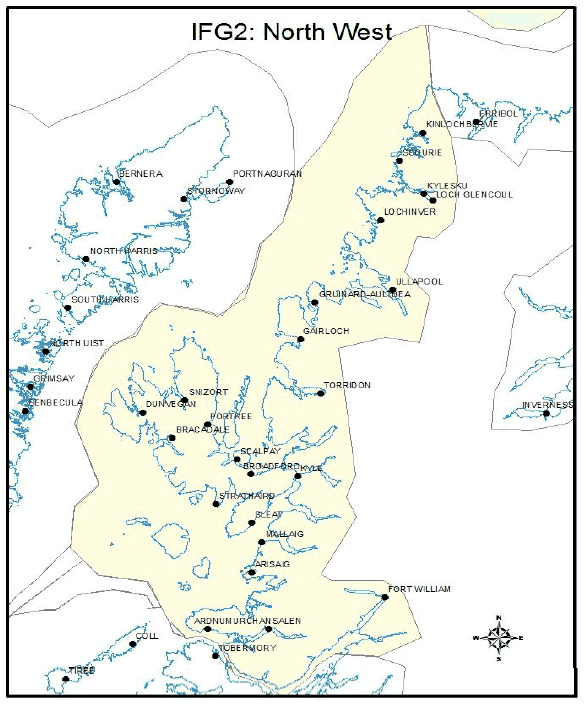 Fig 10.1. North West IFG Area 