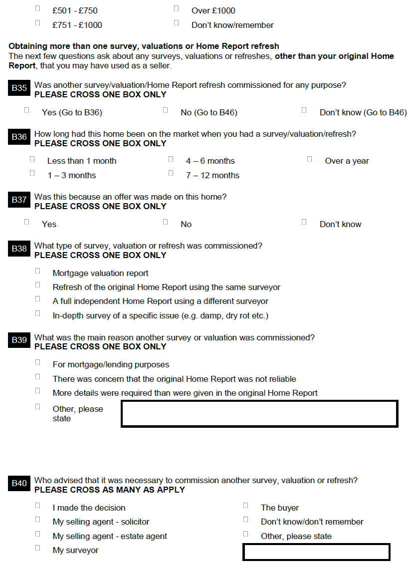 Section B: Selling your home
