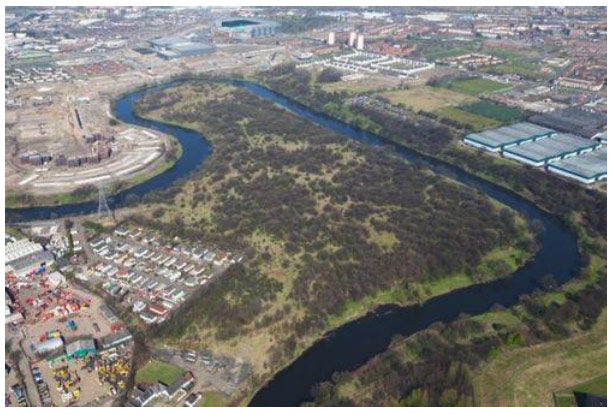 Figure 7.4. Cuningar Loop before the development of the Commonwealth Woodland Figure 7.4. Cuningar Loop before the development of the Commonwealth Woodland