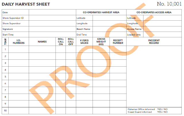 daily harvest sheet daily harvest sheet