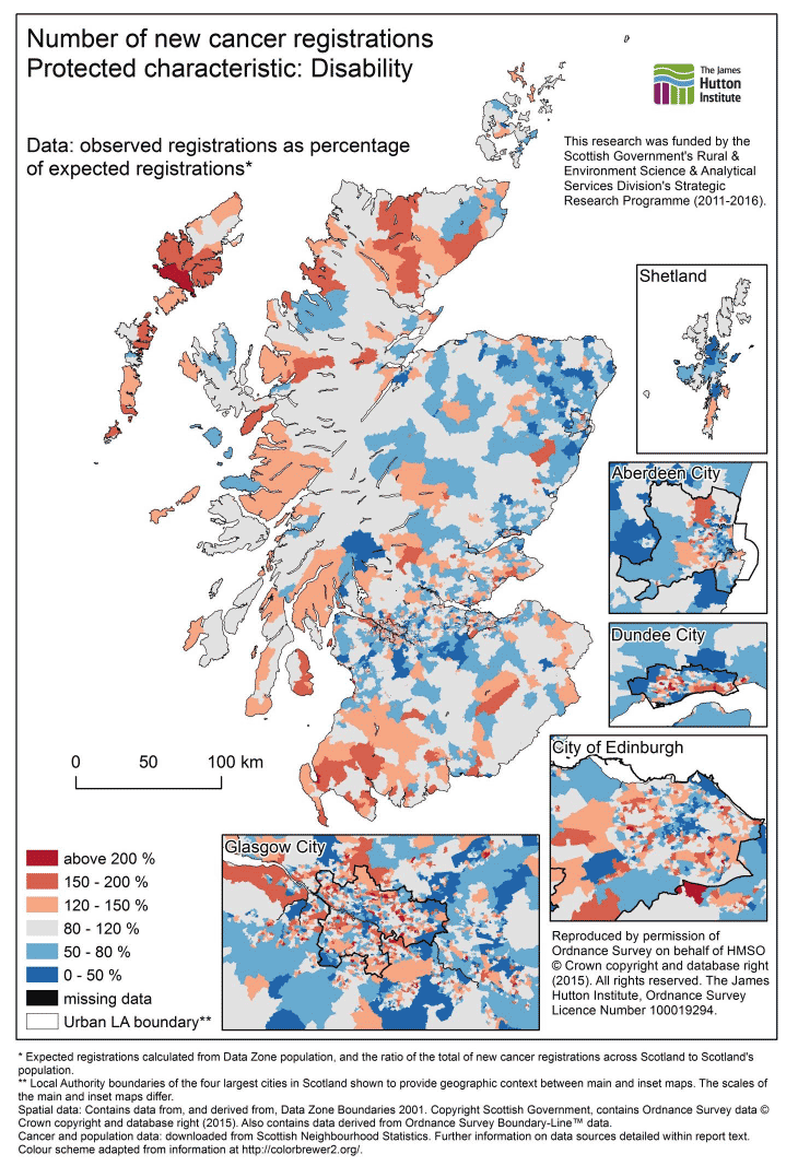 Figure B.9.: Number of new cancer registrations, Scotland. Figure B.9.: Number of new cancer registrations, Scotland.