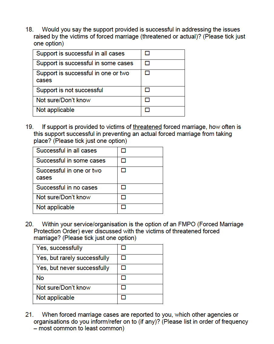 Understanding Forced Marriage in Scotland Survey
