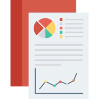 A circular image of a graph