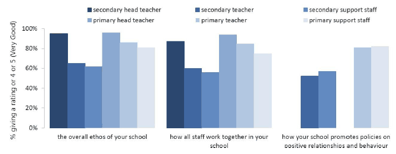 Figure 11.1: Perceptions of school ethos