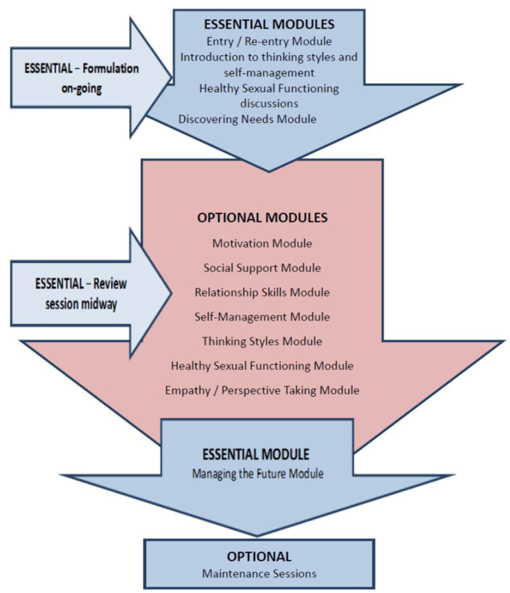 Figure 1.1 MF:MC programme structure (from the MF:MC Theory Manual)