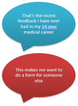 NHS Feedback from the Peer to Peer Positive Feedback system developed by NHS Tayside Emergency Department Medical Staff Team