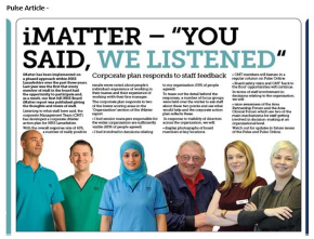 Visualisation of NHS Lanarkshire Corporate Management team strategic planning