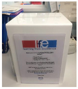 Visualisation of NHS Tayside who have a Power of Positivity Box