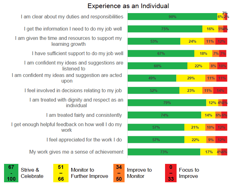 Experience as an Individual