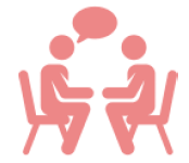 Supporting icon to represent visual explanation of text Supporting icon to represent visual explanation of text
