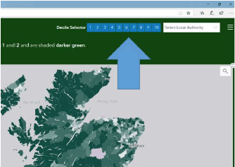Figure 9 BVI decile selector Tool Figure 9 BVI decile selector Tool