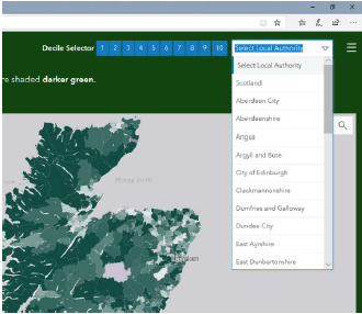 Figure 10 BVI local authority selector Tool Figure 10 BVI local authority selector Tool
