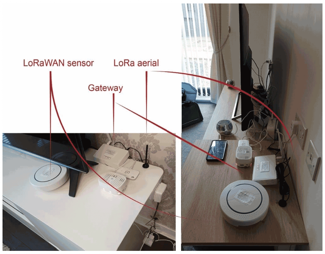 Photograph - Installed monitoring equipment.