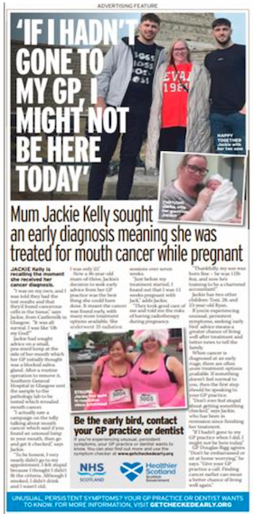 An example of a press advertorial campaign.
