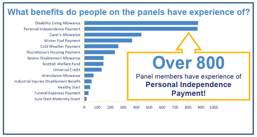 Easy Read Version - What benefits do people on the panels have experience of?