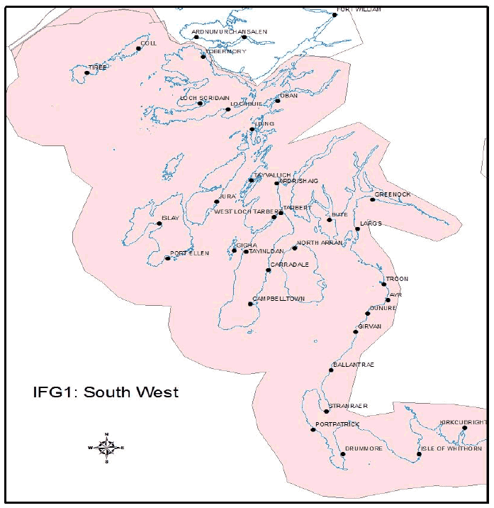 Figure 9. 1 South West Map