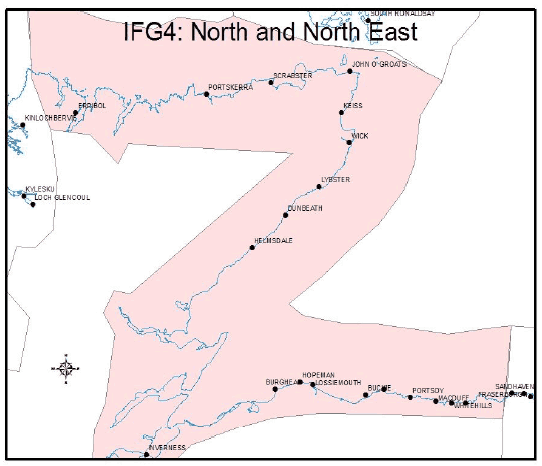 Figure 12.1. Moray Firth and North Coast IFG Area 