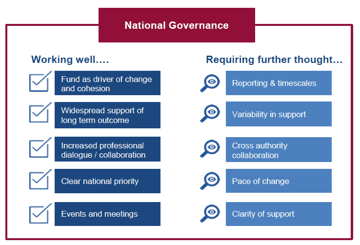 Figure 3.1: Key findings around National Governance