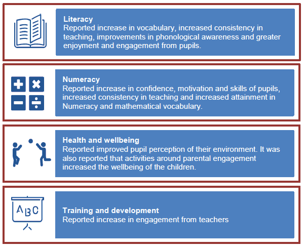 Figure 8.7: Success of interventions in the primary programme