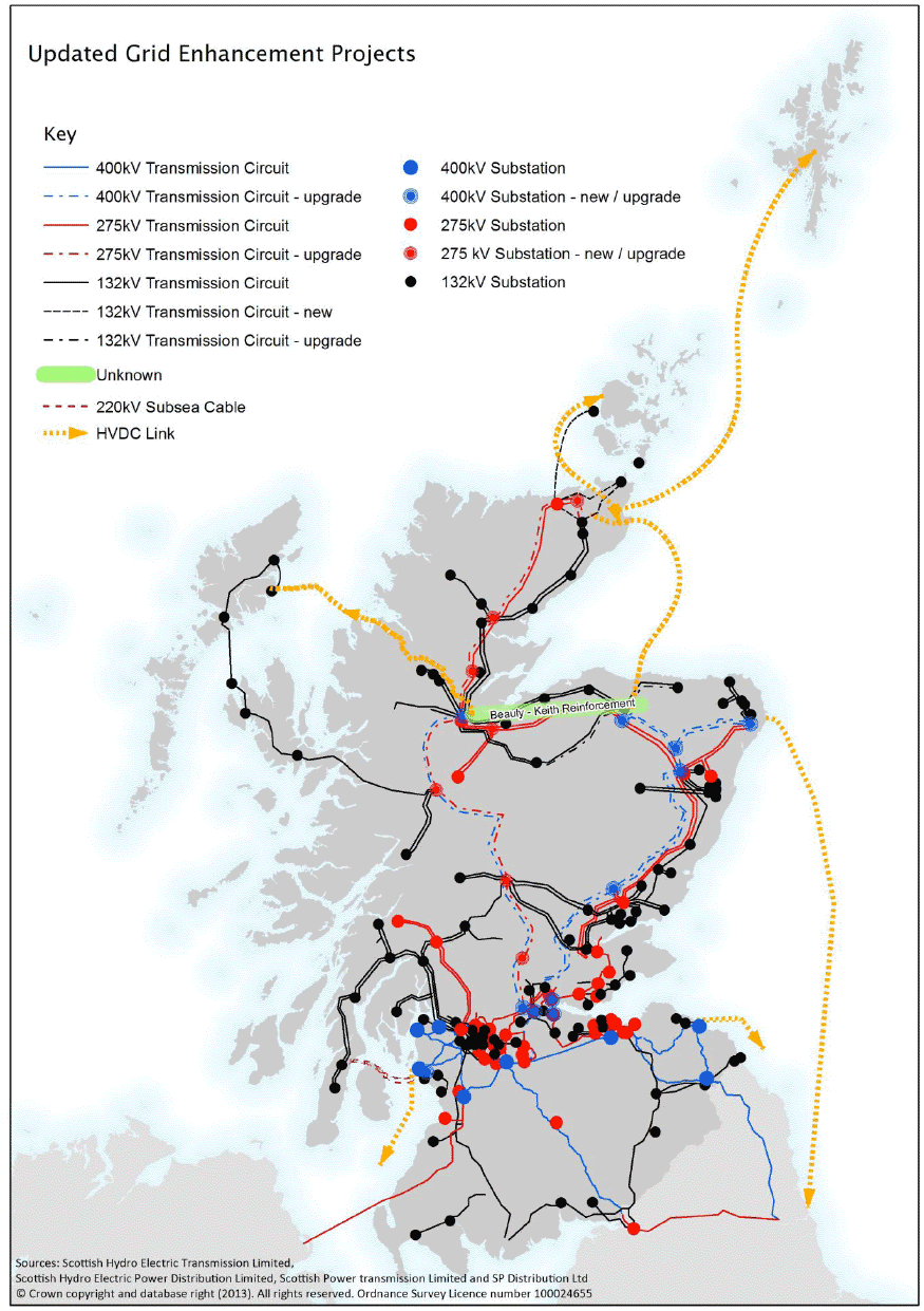 Figure 2: Map 5 of the National Planning Framework 3 - Main Issues Report.