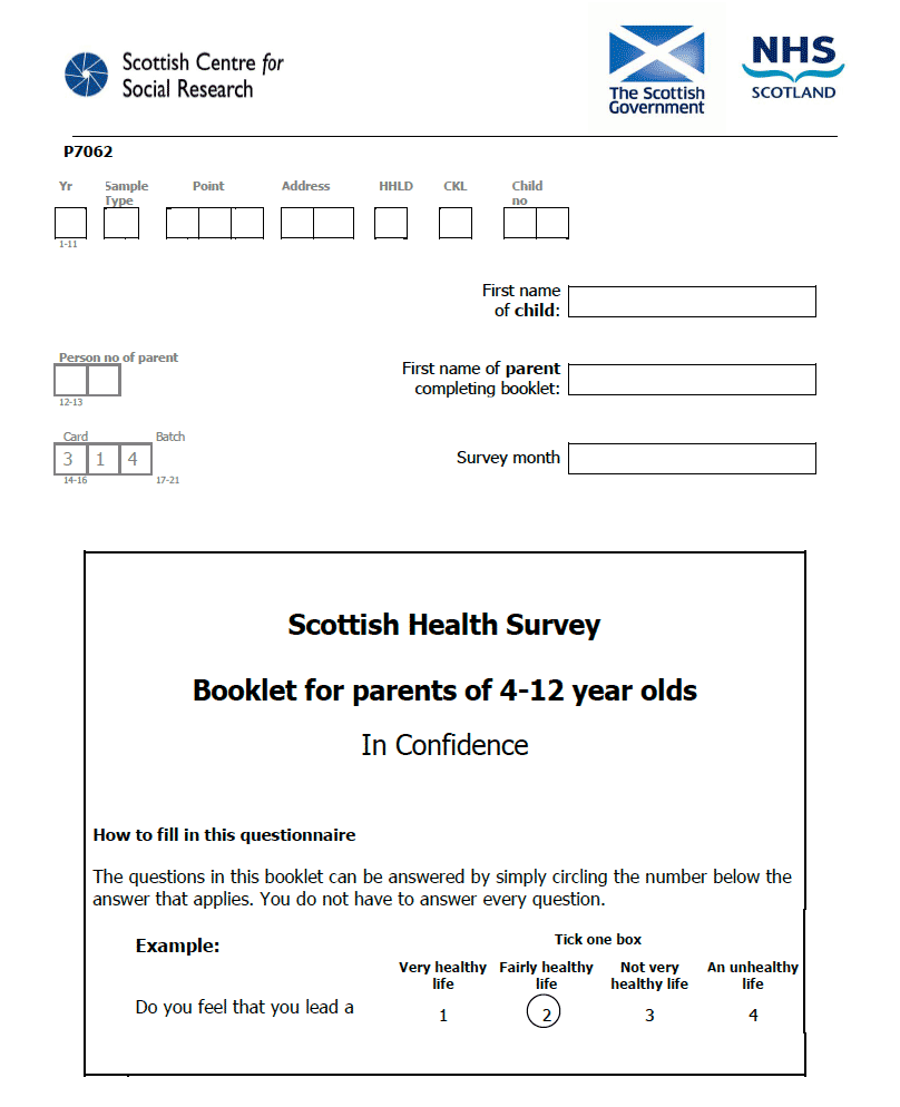 Booklet for parents of 4-12 year olds