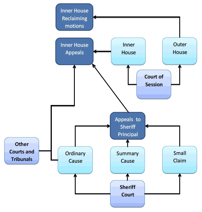 Figure 1: Summary of court structure