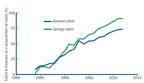 Figure 2 Catch and release, rod and line fishery