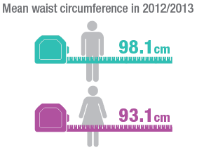 Adult waist circumference
