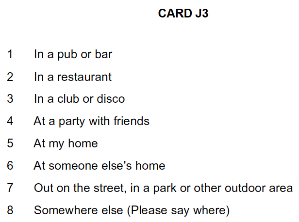Card J3