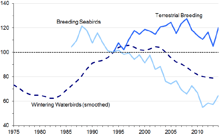 Status of Wild Bird Populations: 1975-2014