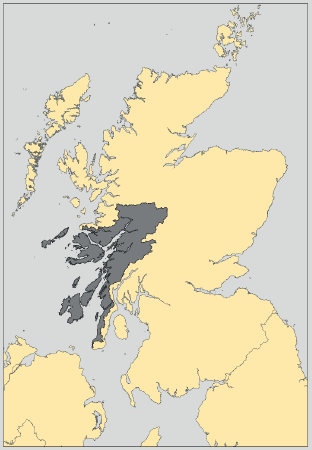 Figure 4: Map Showing West Coast Region (Grey)