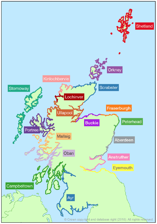 Districts in Scotland