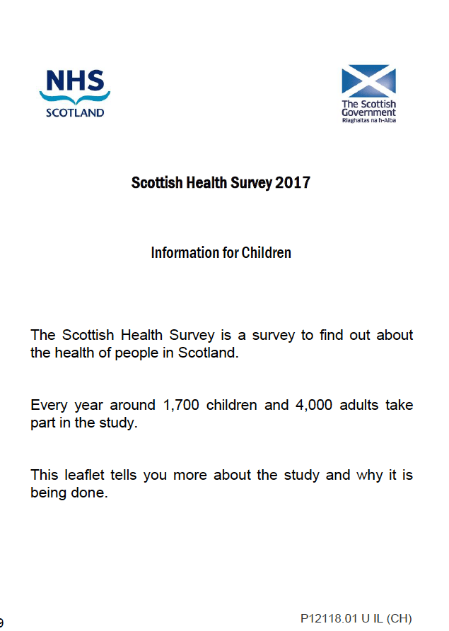 Information Leaflet for Children (Version A and B and Child Boost)