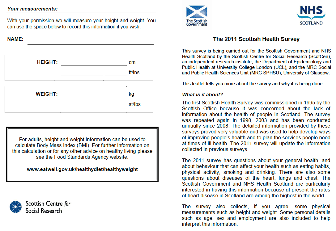 Stage 1 Leaflets - Interviewer Stage 1 Leaflets - Interviewer