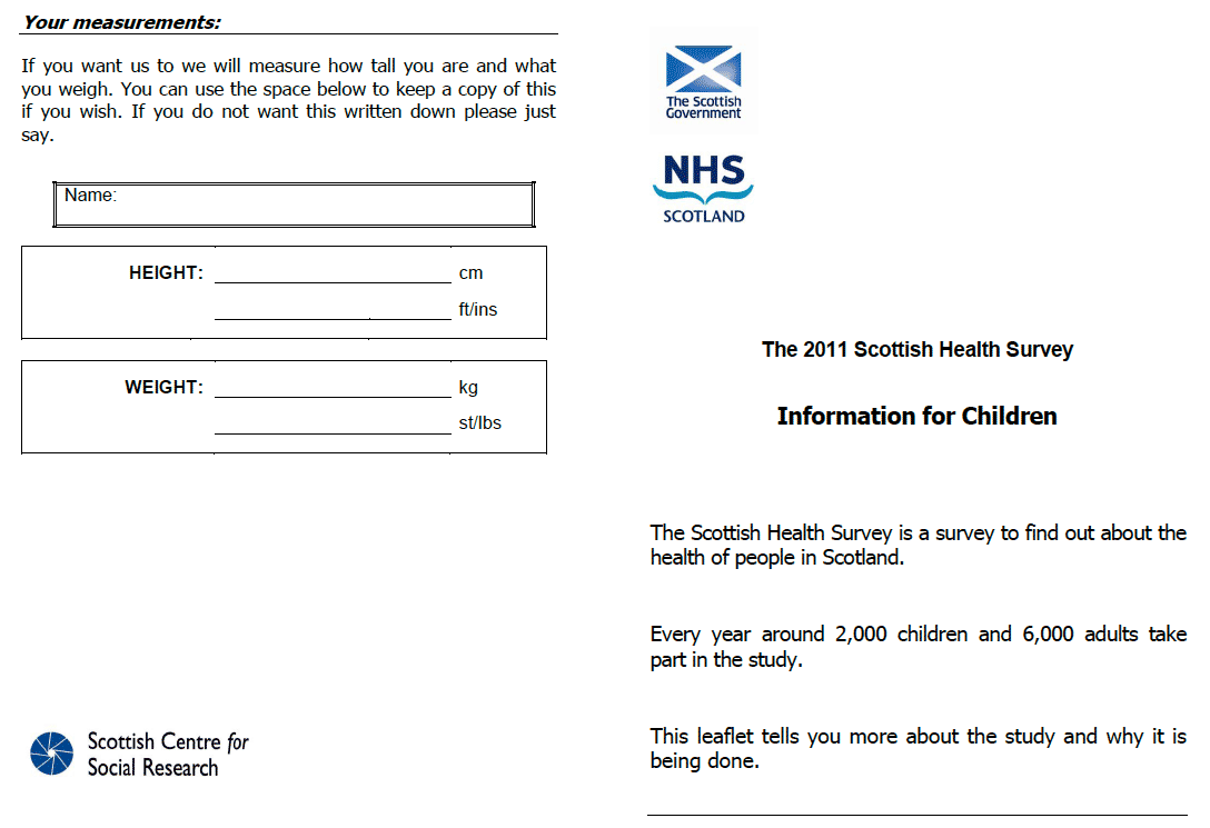Stage 1 Leaflets - Interviewer Stage 1 Leaflets - Interviewer