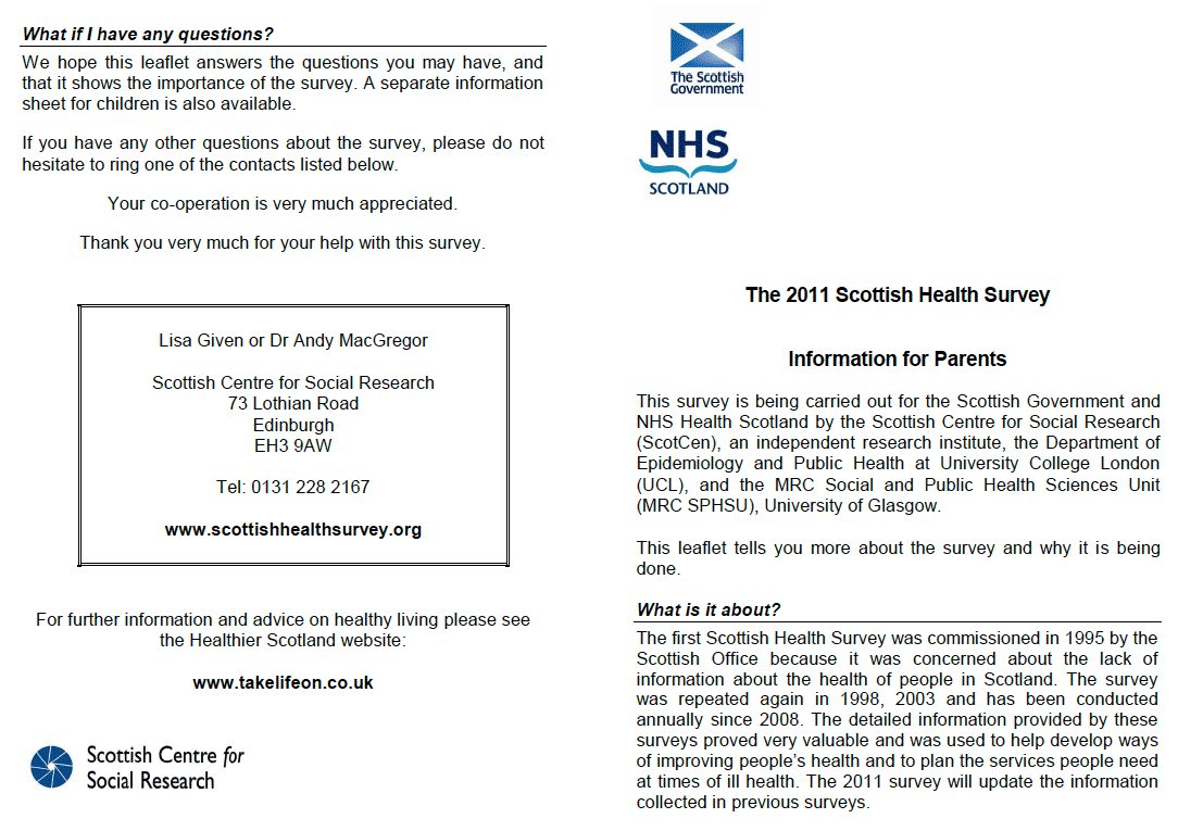 Stage 1 Leaflets - Interviewer Stage 1 Leaflets - Interviewer